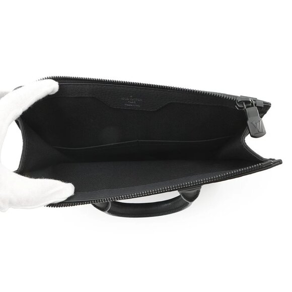 LOUIS VUITTON Sac Plat Monogram・Taurillon Black M21884 - Picture 14 of 16